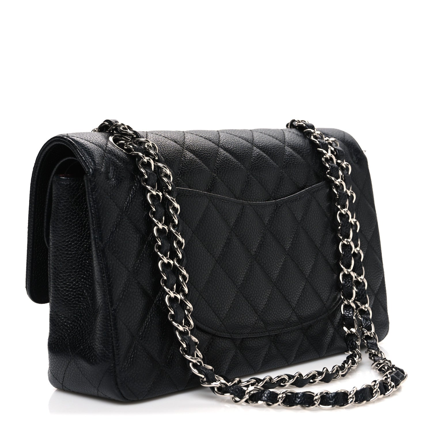 Chanel Caviar Quilted Medium Double Flap Black 3 of 11
