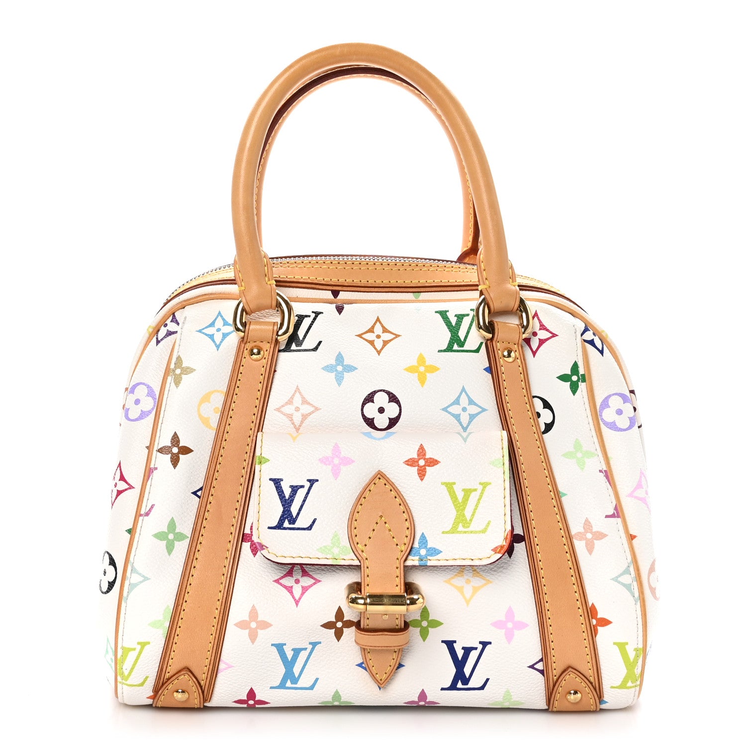 Louis Vuitton Monogram Multicolor Priscilla White 1 of 11