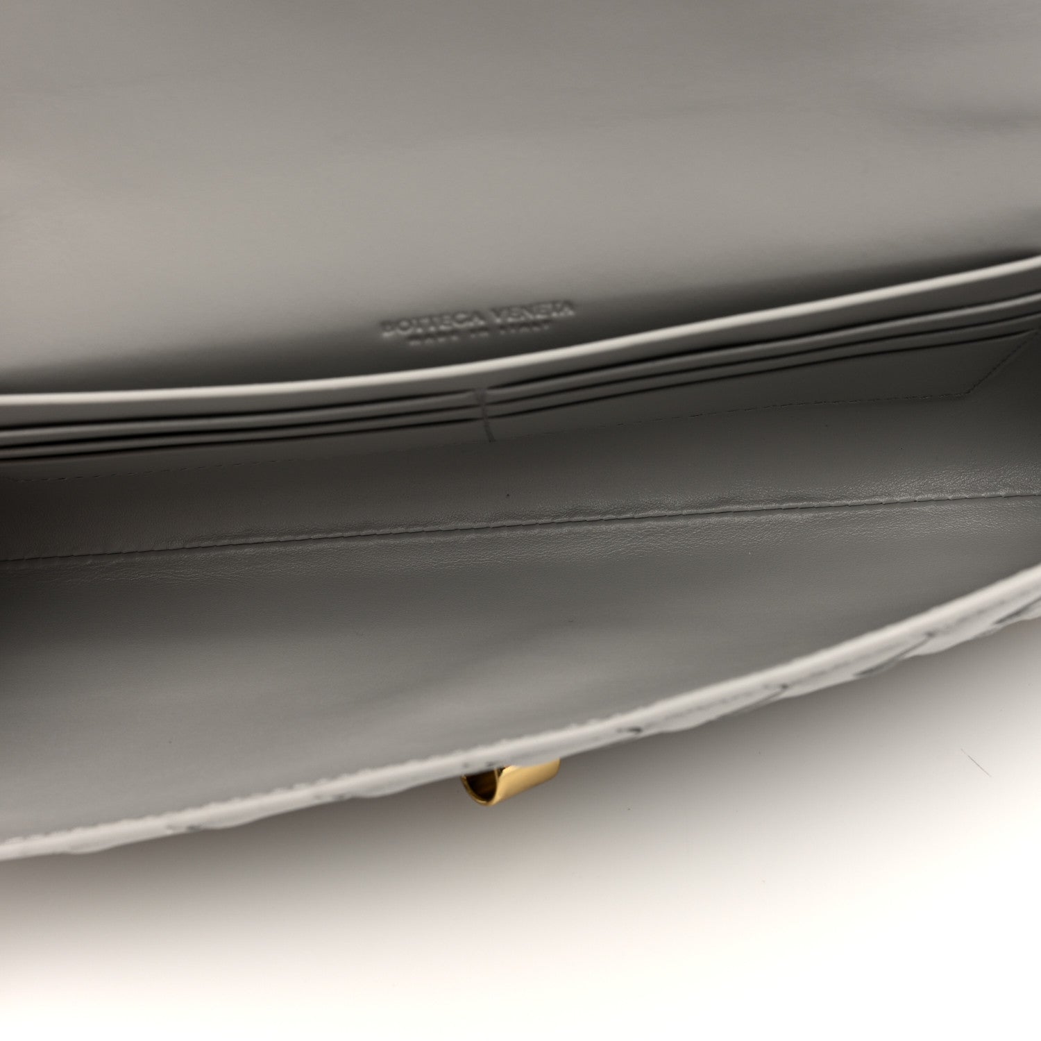 Bottega Veneta Nappa Intrecciato Long Andiamo Top Handle Clutch Sterling 5 of 6