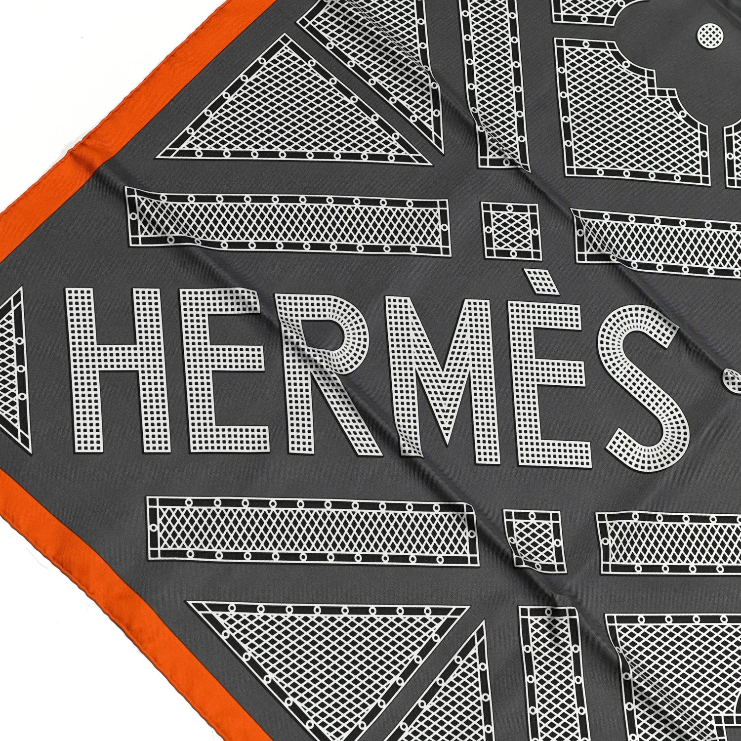 Hermes Silk Sellier Scarf 90 2 of 5