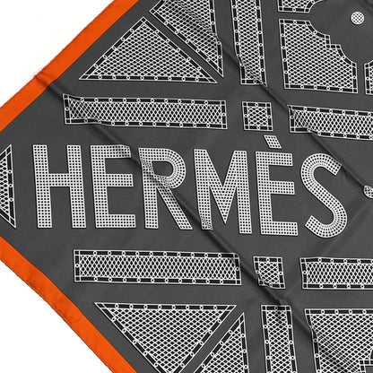 Hermes Silk Sellier Scarf 90 2 of 5