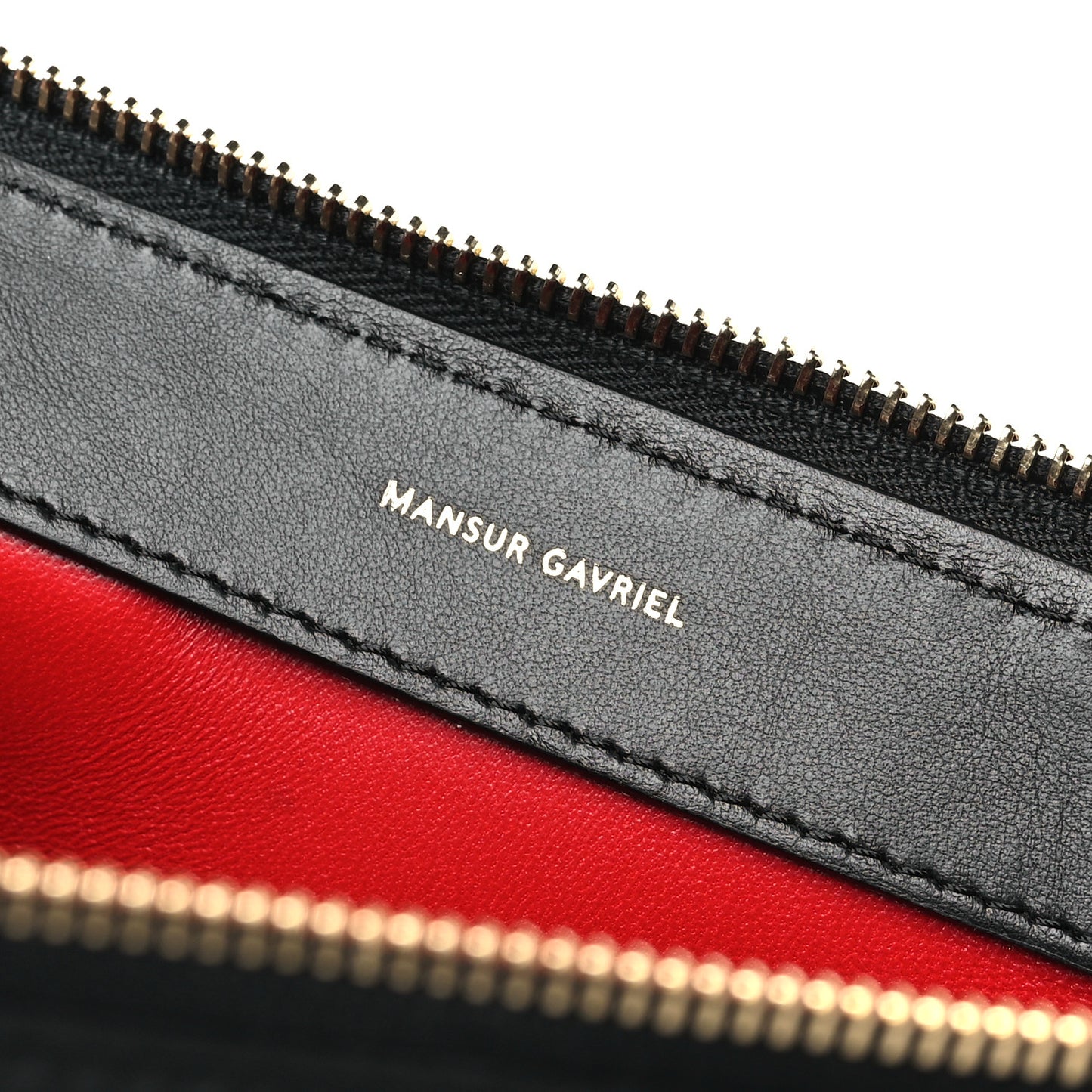 Smooth Calfskin M Frame Bag Black Flamma