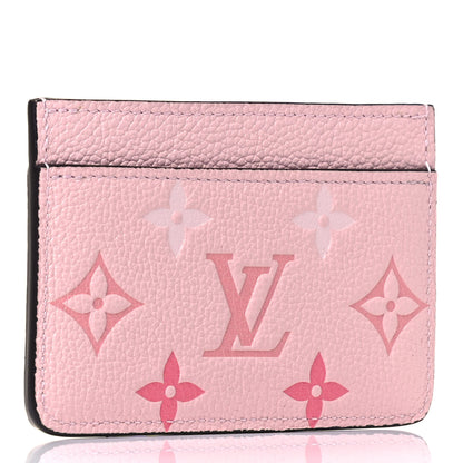Louis Vuitton Empreinte Monogram Giant By The Pool Card Holder Bouton De Rose 2 of 4