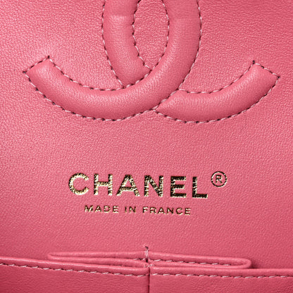 Chanel Lambskin Quilted Small Double Flap Pink 6 of 13