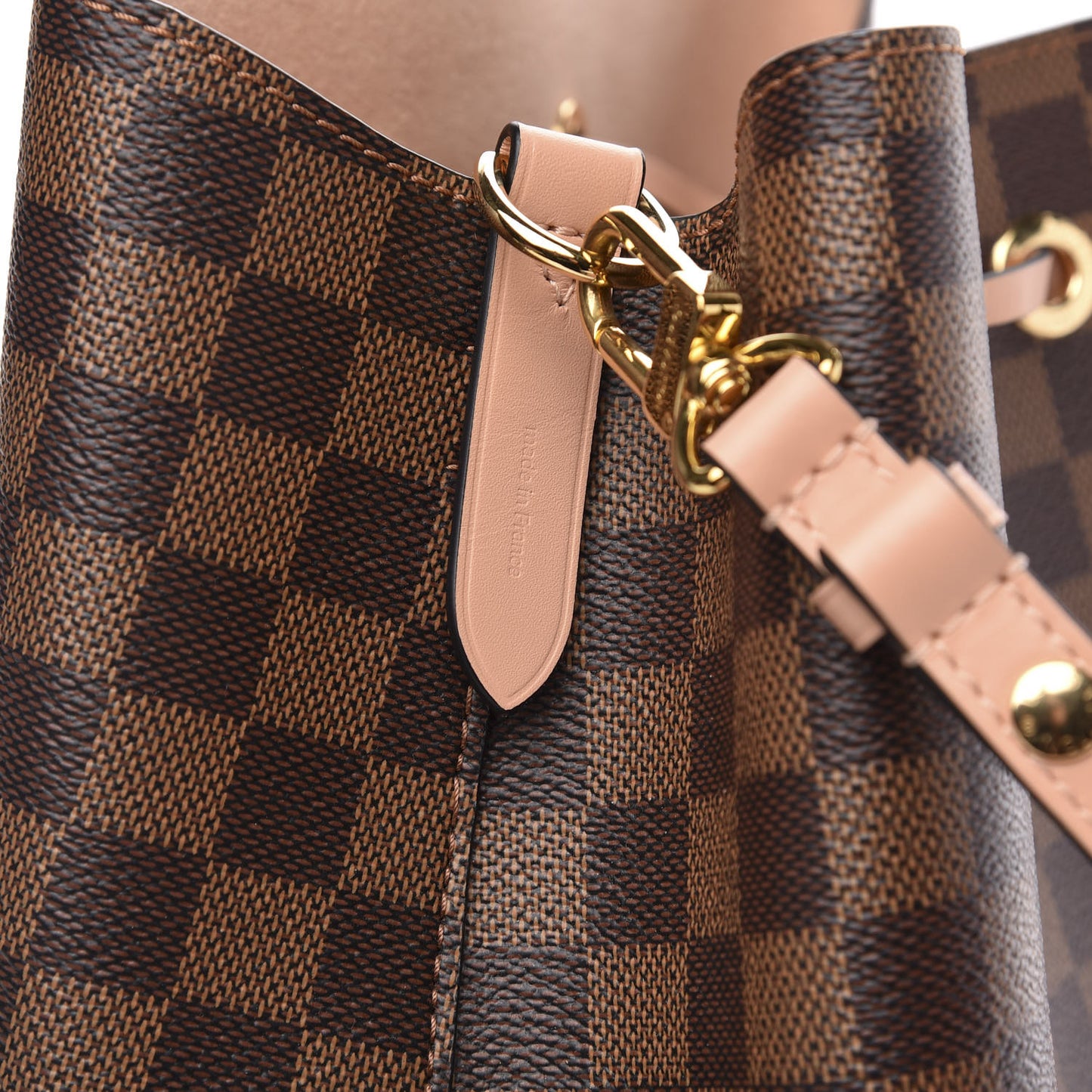 Damier Ebene Neonoe MM Venus Pink