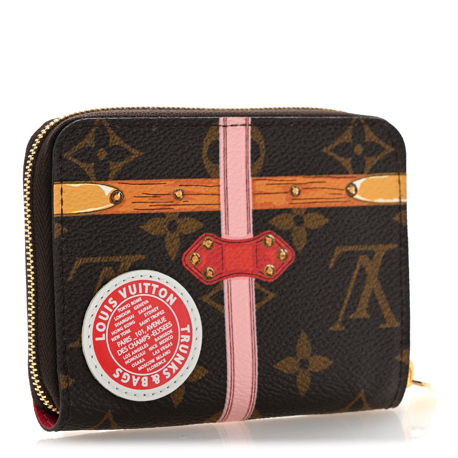 Louis Vuitton Monogram Summer Trunks Zippy Coin Purse 3 of 8