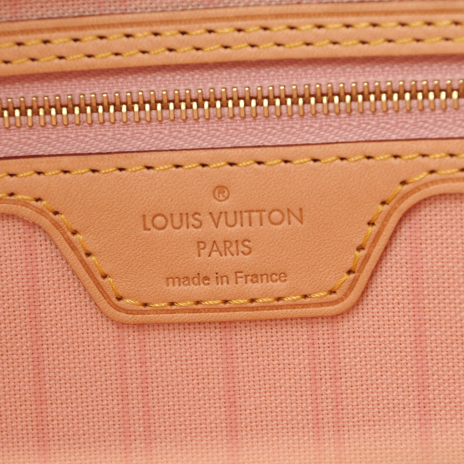 Louis Vuitton Damier Azur Delightful MM Rose Ballerine 6 of 7