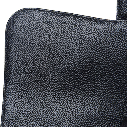 Chanel Caviar Quilted Jumbo Single Flap Black 14 of 15