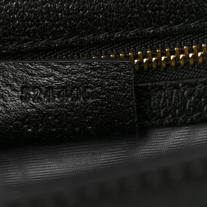 Gucci Textured Calfskin Bee Star Print Small Sylvie Shoulder Bag Black 7 of 10