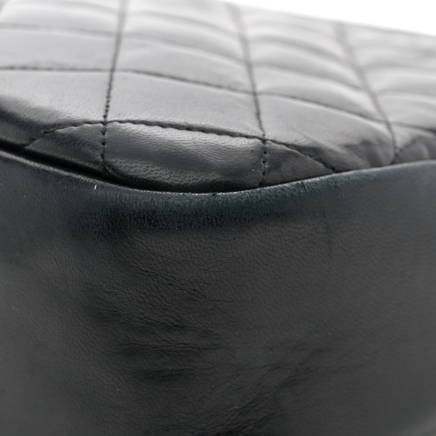 Chanel Lambskin Quilted Camera Case Black 15 of 19