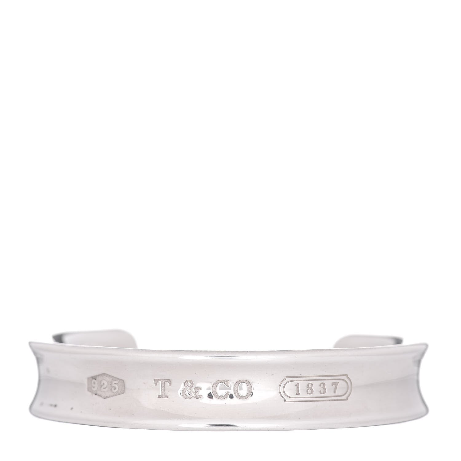 Tiffany Sterling Silver 1837 Cuff Bracelet 1 of 4