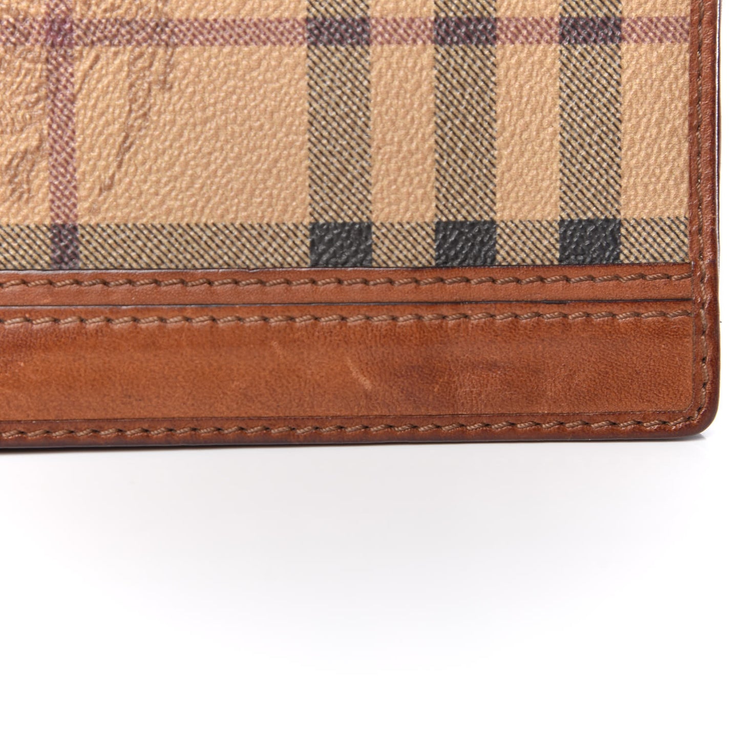 Haymarket Check Continental Wallet Tan