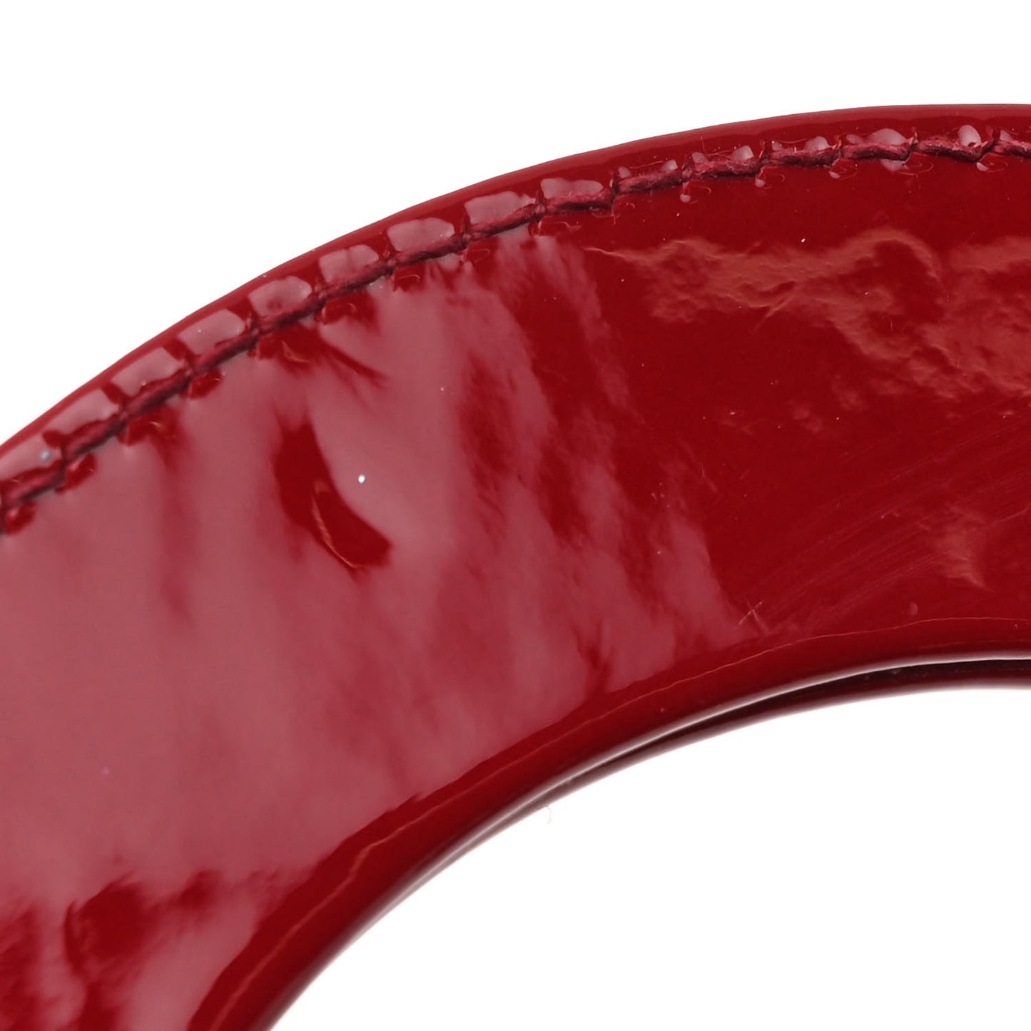 Patent Cannage Small Lady Dior Cherry Red