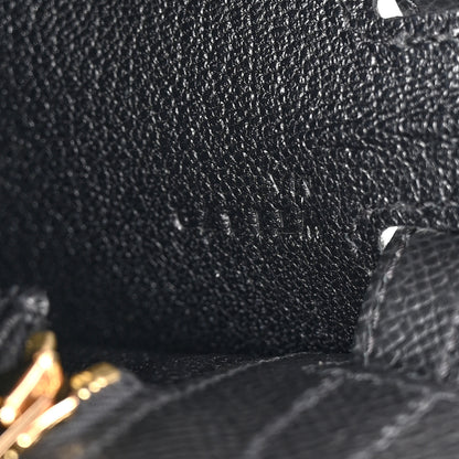 Hermes Epsom Kelly Sellier 25 Black 7 of 11