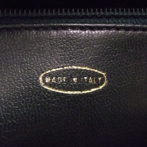 Chanel Dark Green Leather Quilted Tote 9 of 11