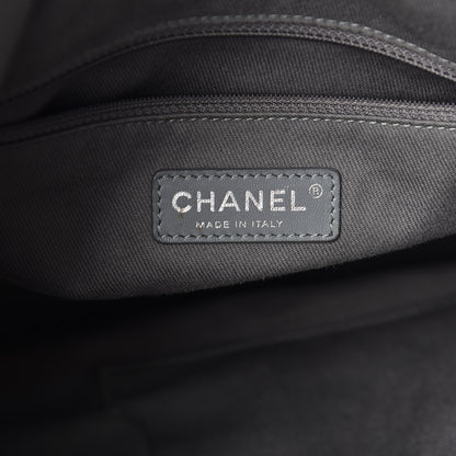 Chanel Iridescent Calfskin Coco Daily Hobo Black 6 of 13
