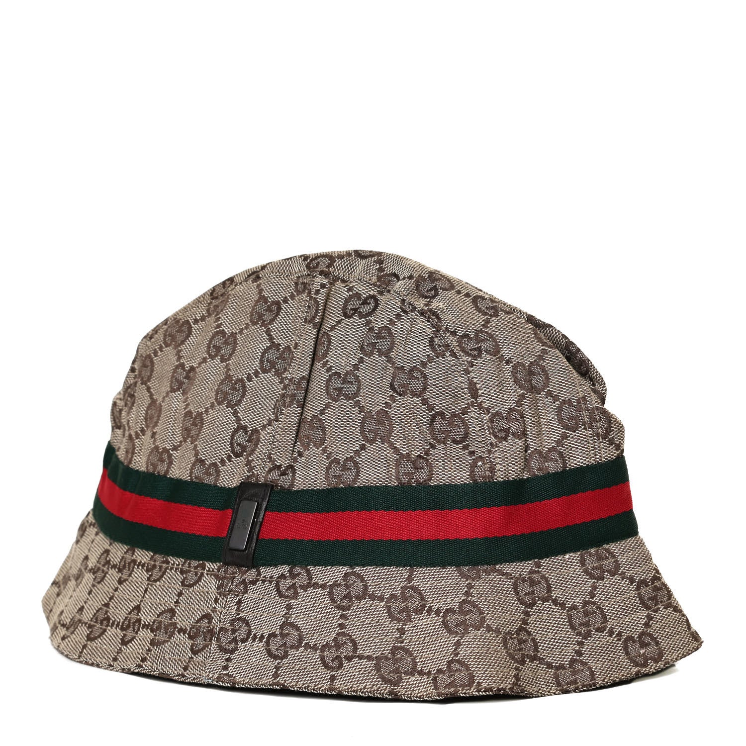 Gucci Monogram Web Bucket Hat L Brown 1 of 7