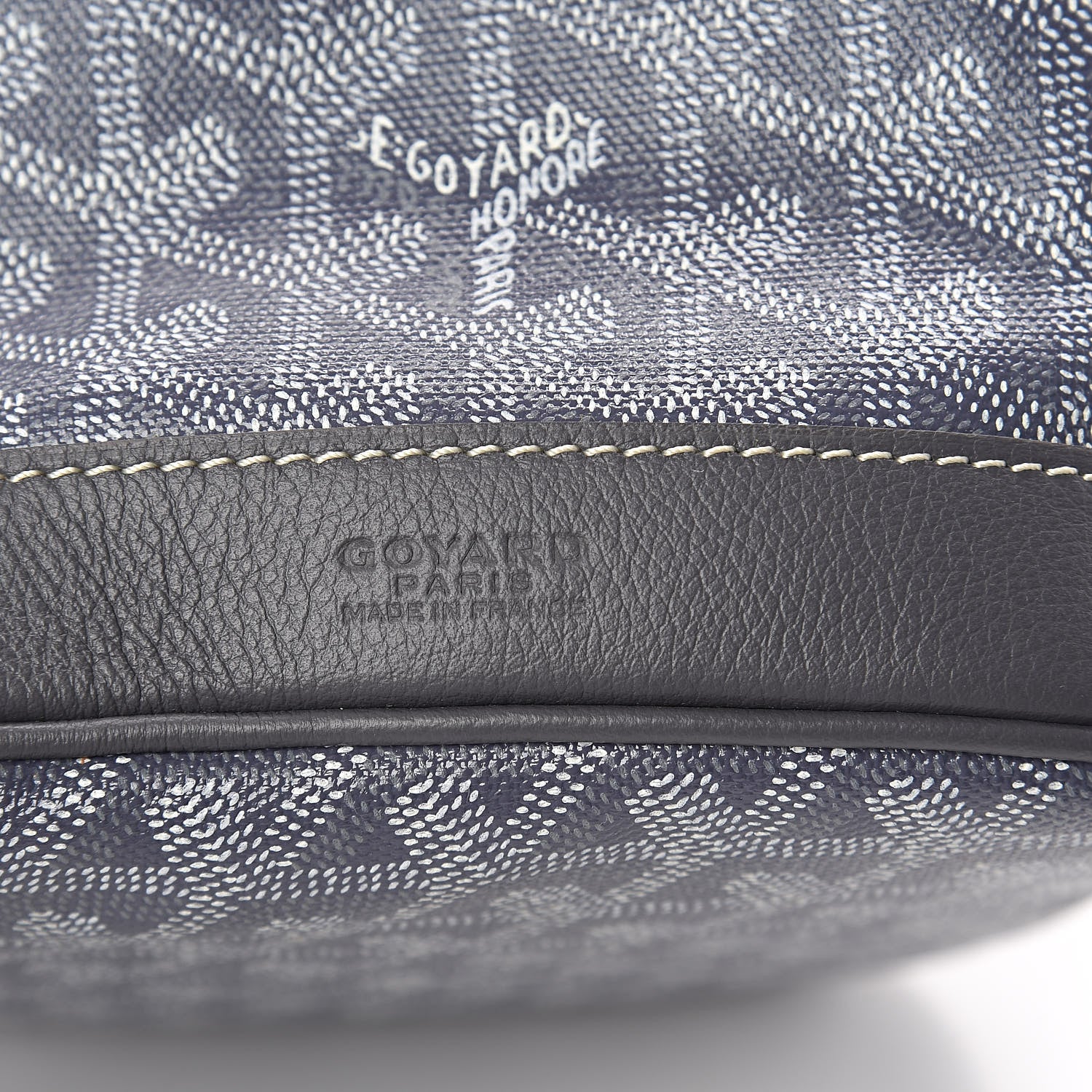 Goyard Goyardine Petit Flot Bucket Bag PM Grey 7 of 9