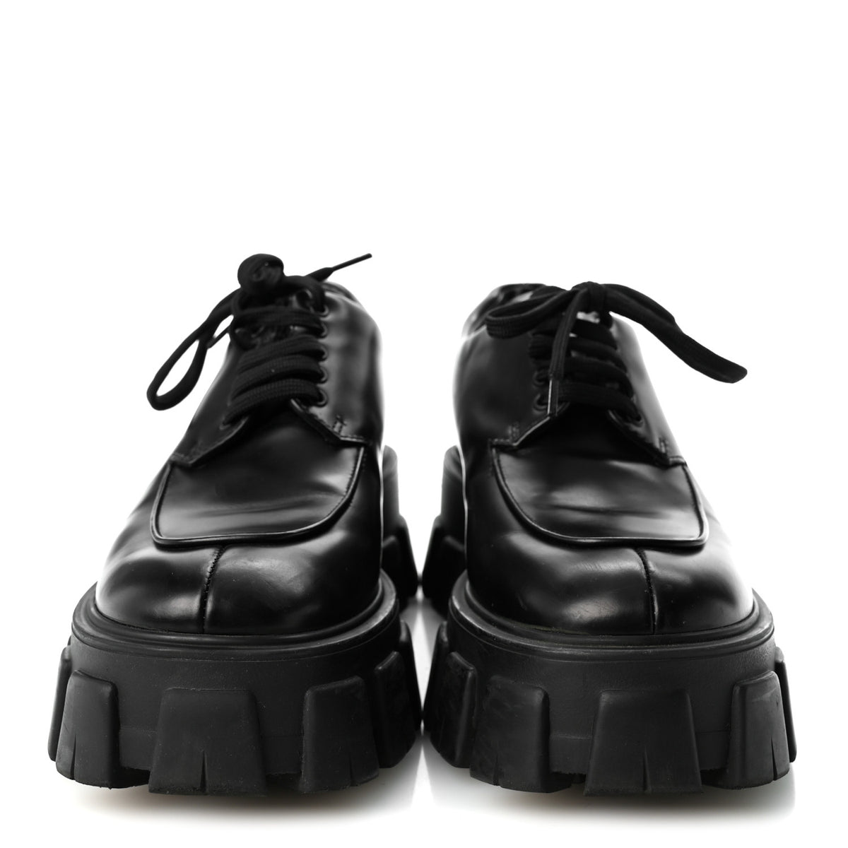 Spazzolato Rois Monolith 55mm Derby Loafers 36.5 Black