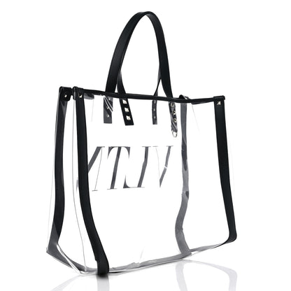 Valentino Garavani Plexy VLTN Small Shopping Bag Transparent 4 of 11