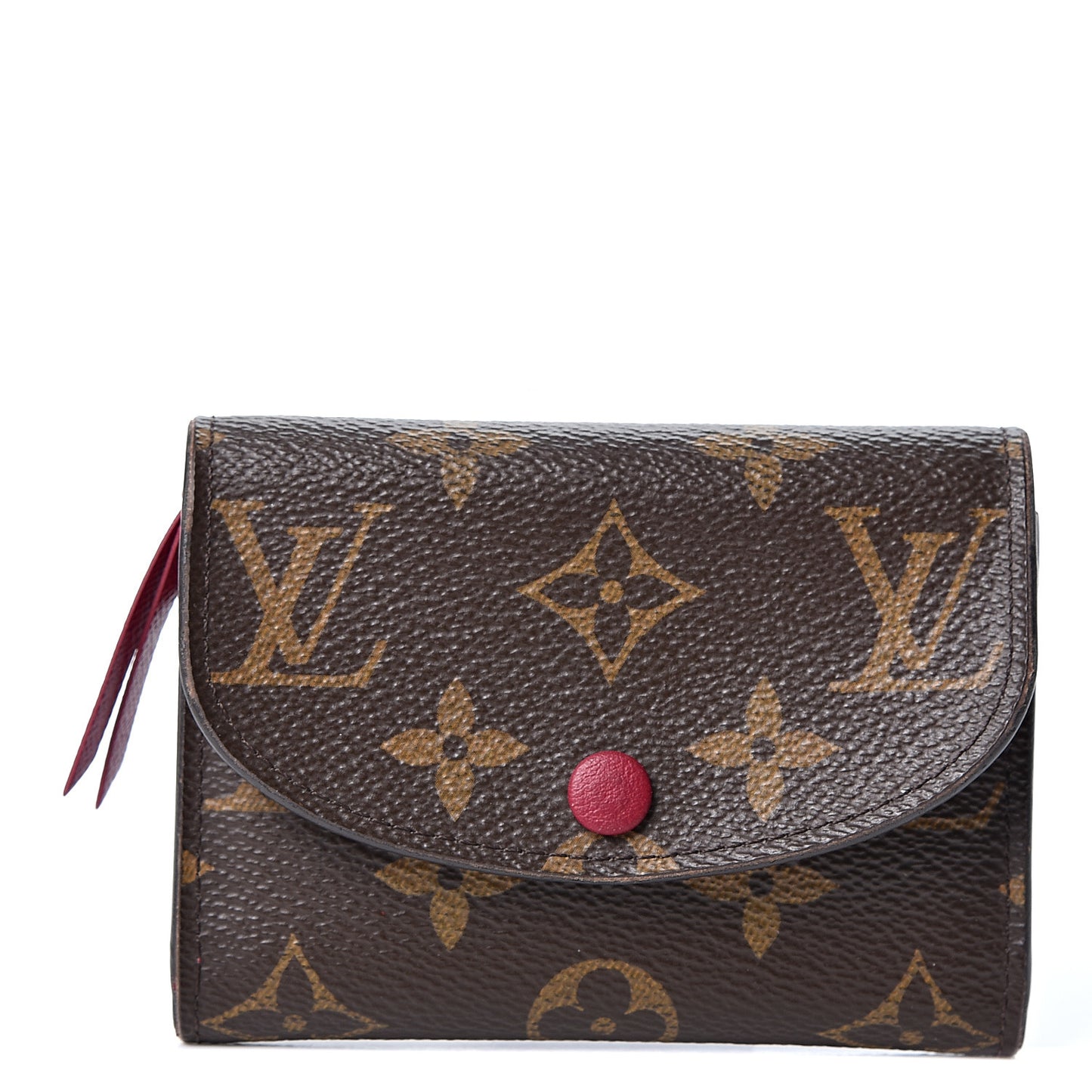 Monogram Rosalie Coin Purse Fuchsia