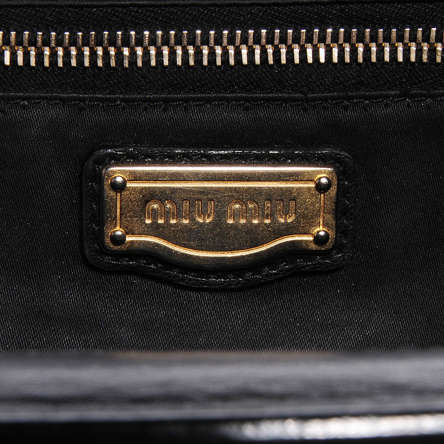 Miu Miu Nappa Matelasse Coffer Frame Tote Black 6 of 7