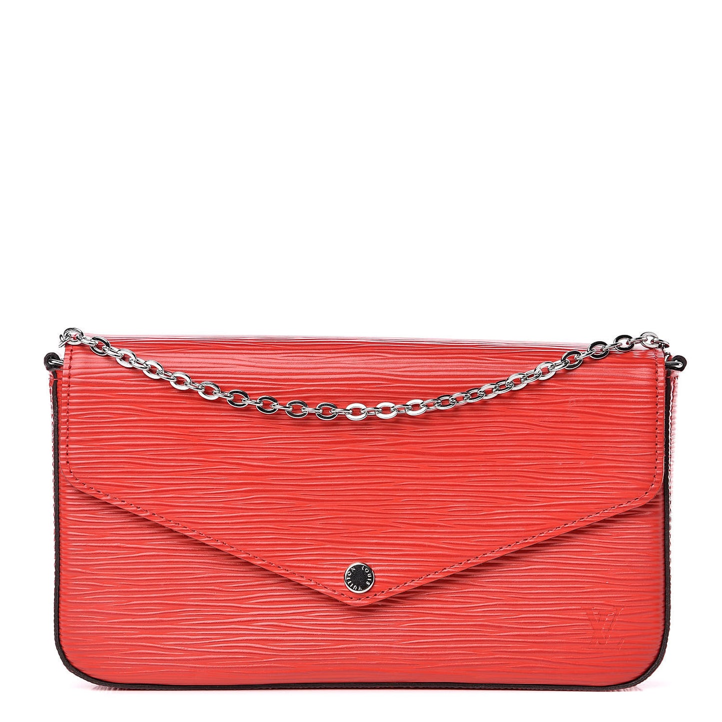 Epi Pochette Felicie Coquelicot