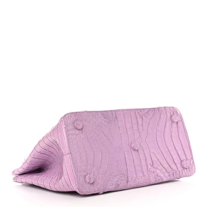 Nancy Gonzalez Crocodile Tote Light Purple 3 of 16