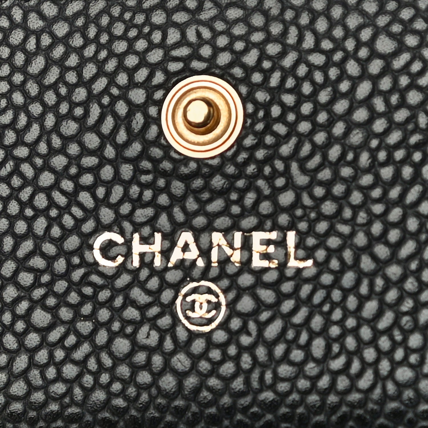 Chanel Caviar Quilted Large Gusset Flap Wallet Black 6 of 14