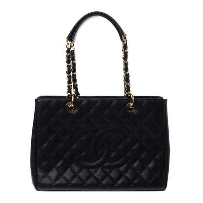 Chanel Caviar Quilted Grand Shopping Tote GST Black 1 of 4