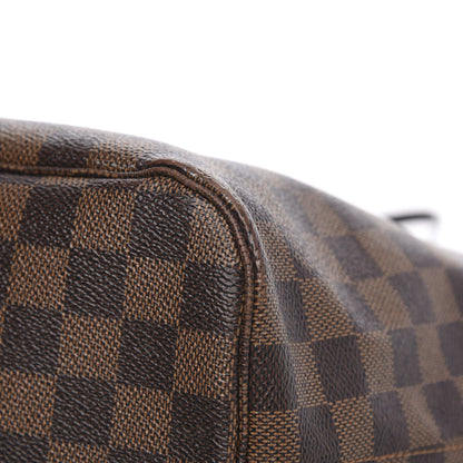Louis Vuitton Damier Ebene Neo Neverfull MM Rose Ballerine 13 of 22