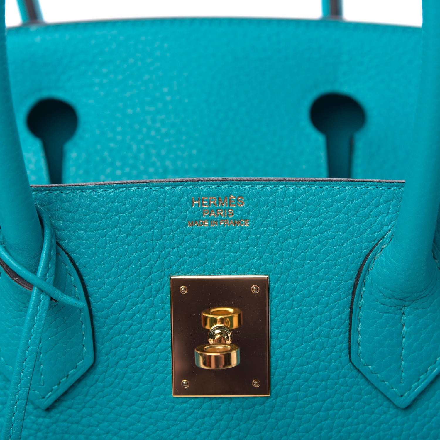 Hermes Togo Birkin 30 Turquoise 10 of 11