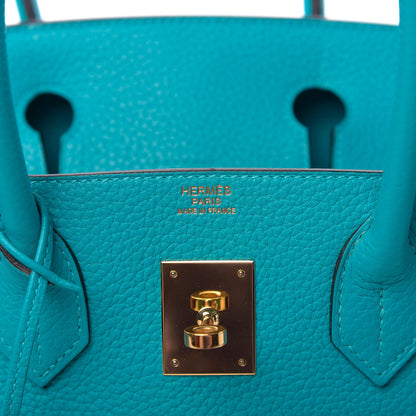 Hermes Togo Birkin 30 Turquoise 10 of 11