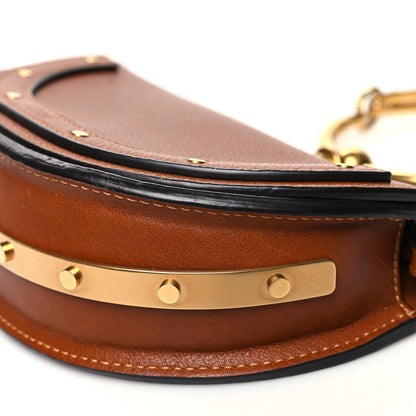 Chloe Calfskin Small Nile Bracelet Minaudiere Bag Caramel 9 of 13