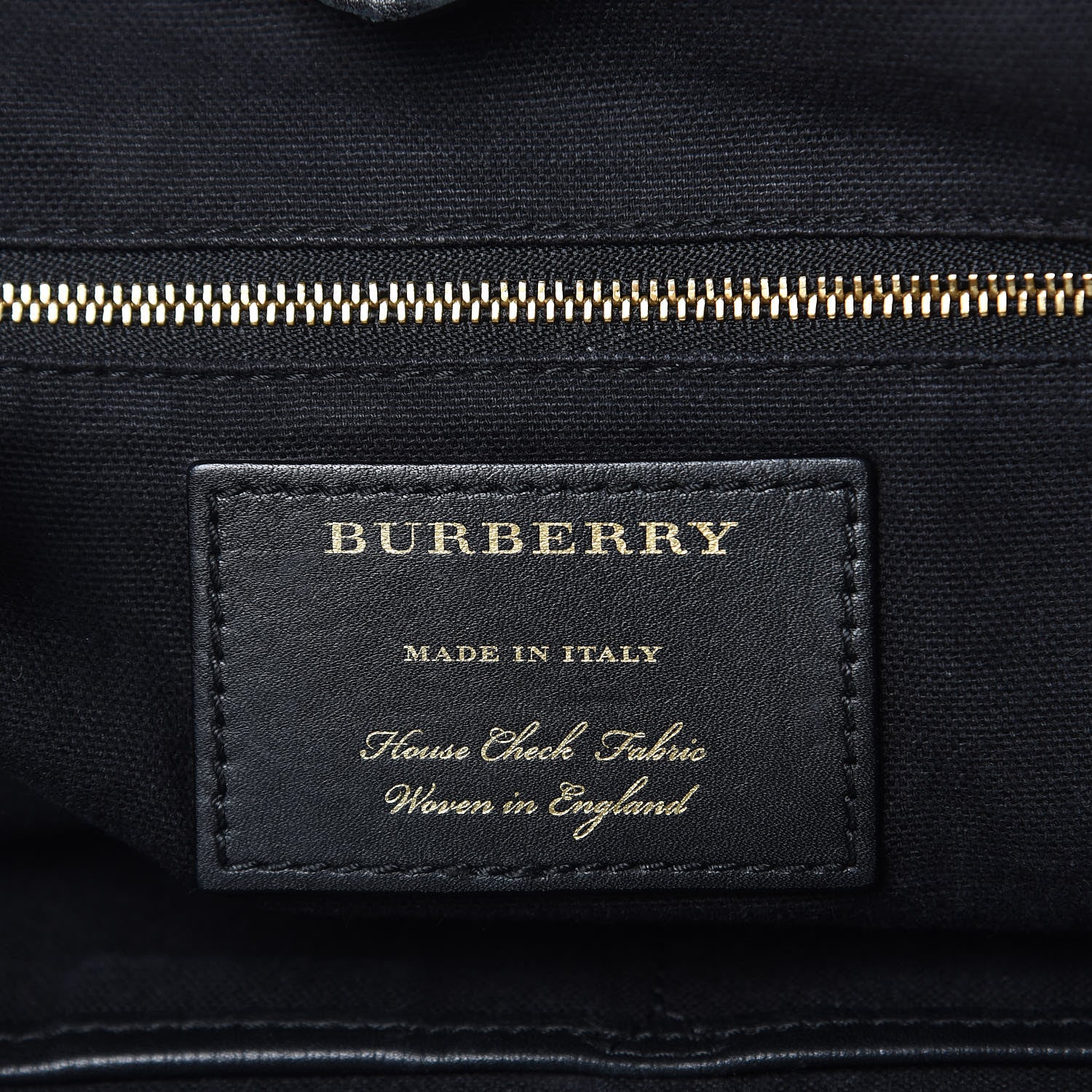 Burberry Grainy Calfskin House Check Small Canterbury Black 6 of 14