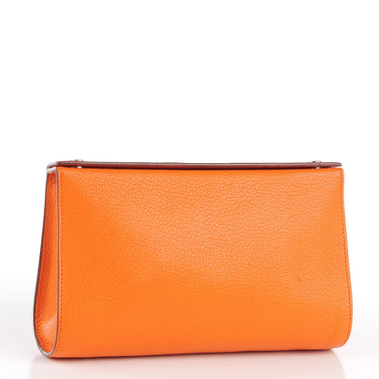 Hermes Chevre Mysore Karo GM Orange 4 of 10