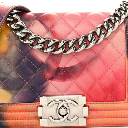 Chanel Lambskin Quilted Small Flower Power Boy Flap Multicolor 8 of 10