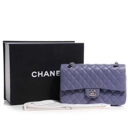 Chanel Lambskin Medium Double Flap Lavender 8 of 8