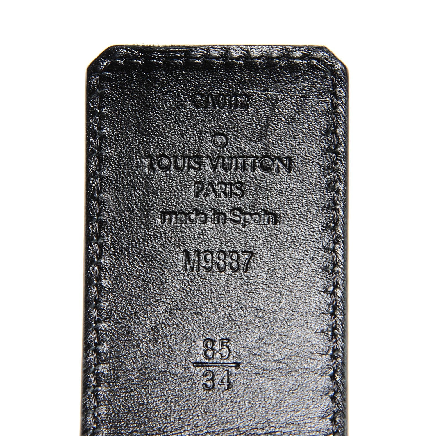 Louis Vuitton Calfskin LV Initiales Belt Brown 3 of 3