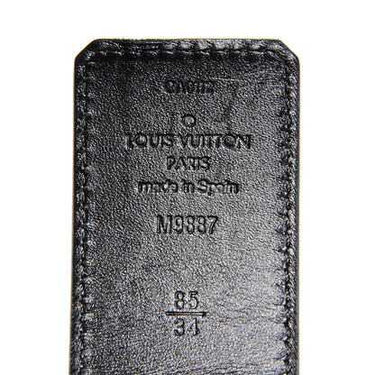 Louis Vuitton Calfskin LV Initiales Belt Brown 3 of 3