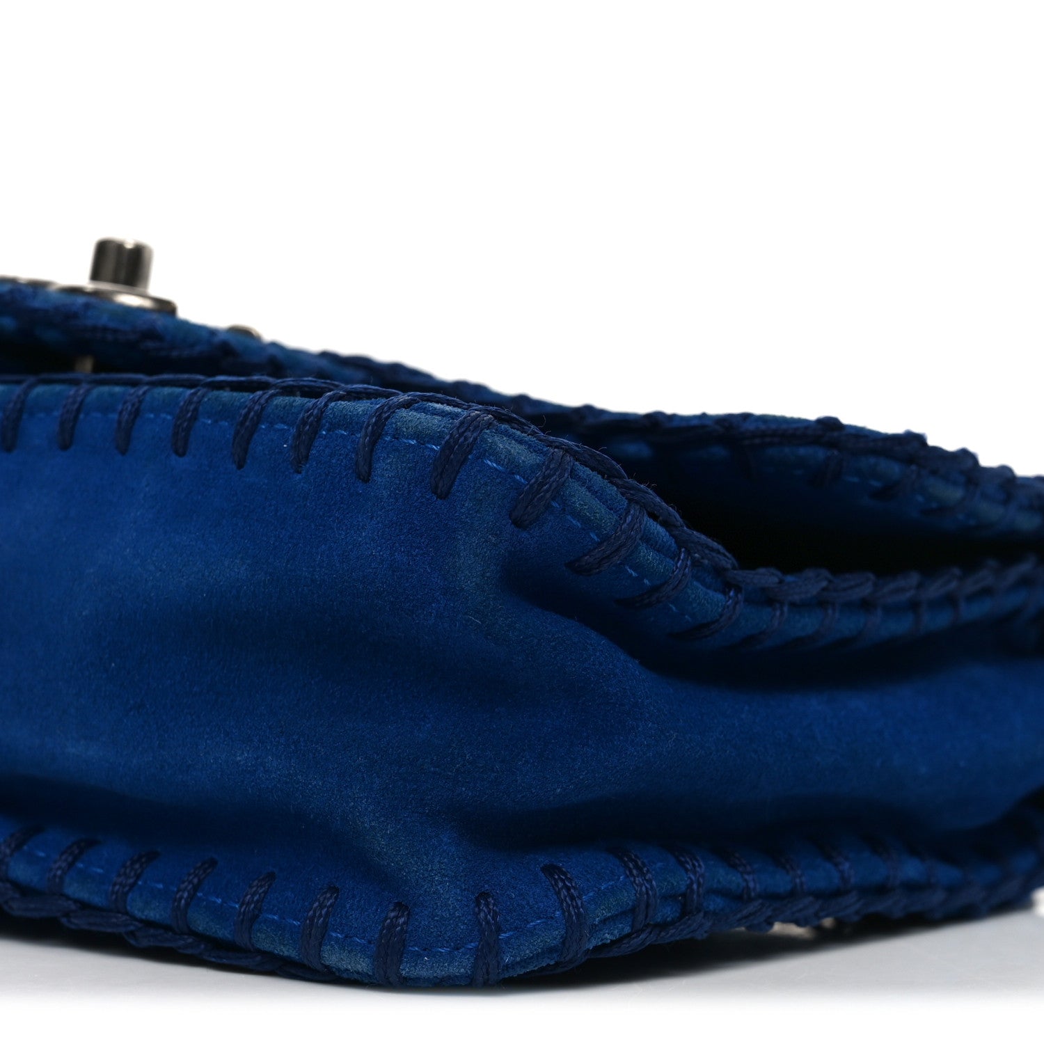 Chanel Suede Quilted Whipstitch Mini Flap Blue 1860699 – FASHIONPHILE