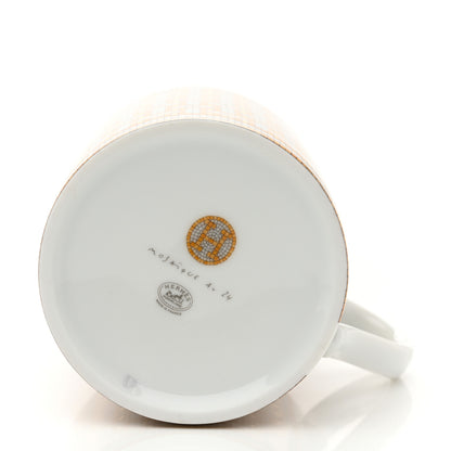 Hermes Porcelain Mosaique au 24 Mug Gold 6 of 8