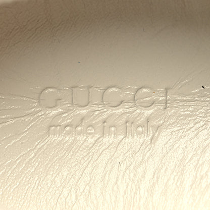 Gucci Nylon Nubuck Web Womens Screener Sneakers Mystic 37.5 Dusty Milk 8 of 9