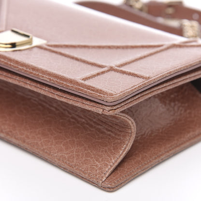 Christian Dior Ceramic Effect Deerskin Medium Diorama Flap Bag Dark Petal 7 of 7