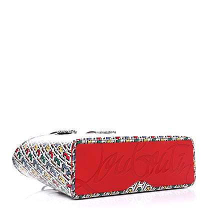 Christian Louboutin Patent Calfskin Small East West Cabata Tote Multicolor 3 of 4
