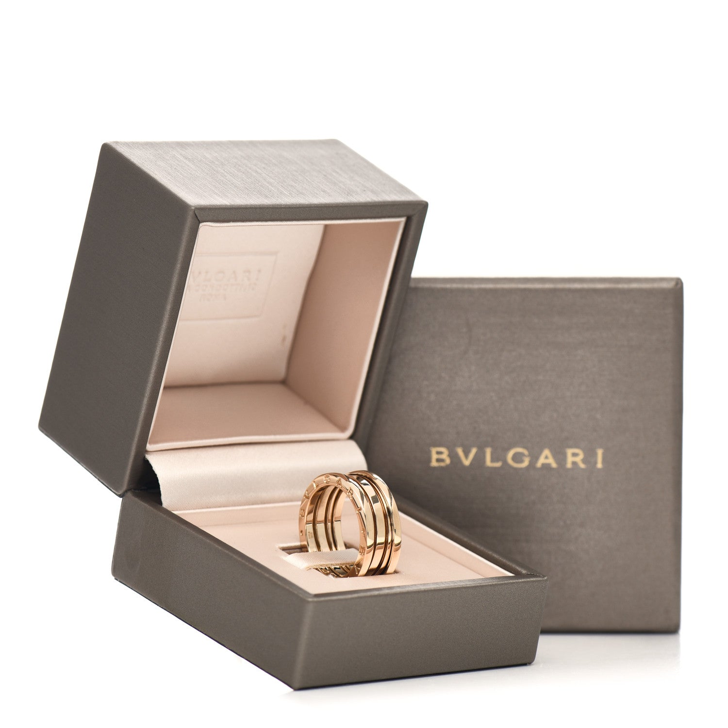 Bulgari 18K Yellow Gold B.Zero1 Three-Band Ring 57 8 6 of 6