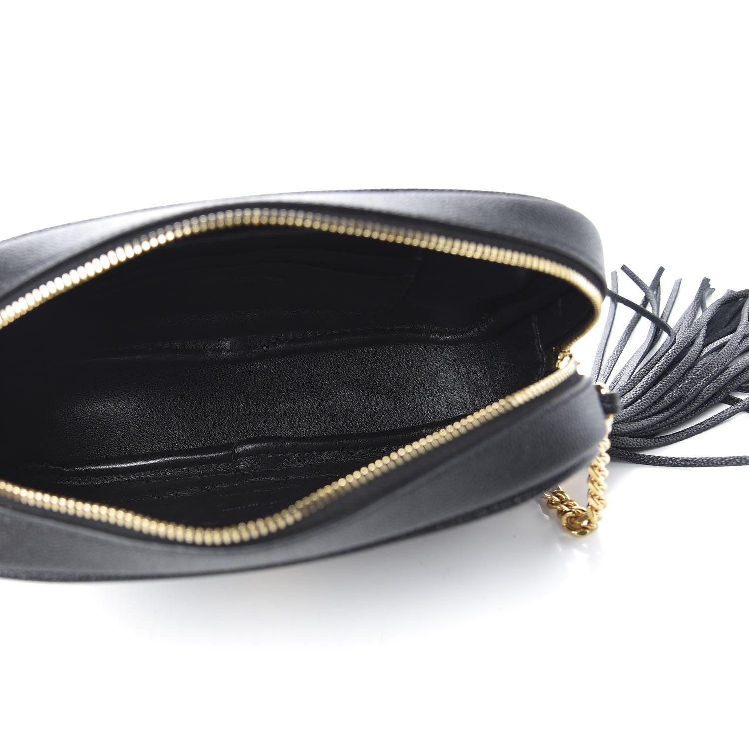 Saint Laurent Grain De Poudre Matelasse Monogram Mini Lou Camera Bag Black 5 of 10