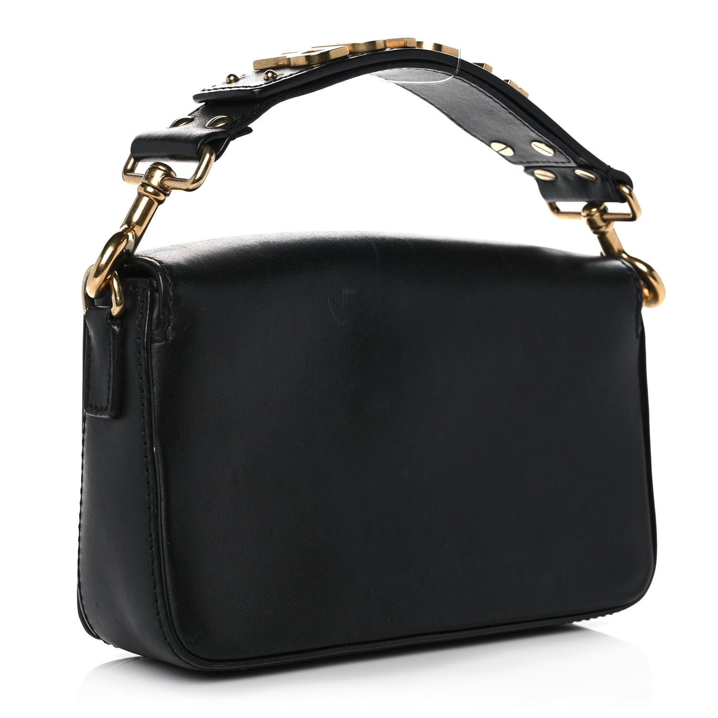 Calfskin J'Adior Flap Bag Black