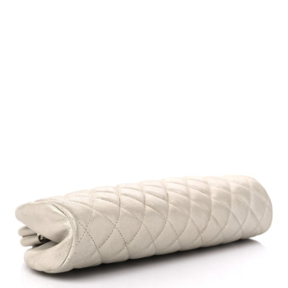 Chanel Metallic Calfskin Quilted Timeless Clutch Gold 4 of 12