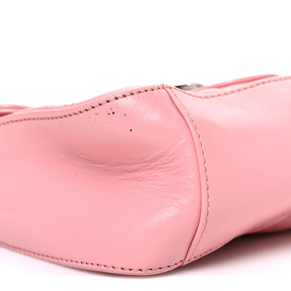 Gucci Calfskin Matelasse Mini GG Marmont Top Handle Shoulder Bag Wild Rose Wild Rose 9 of 11